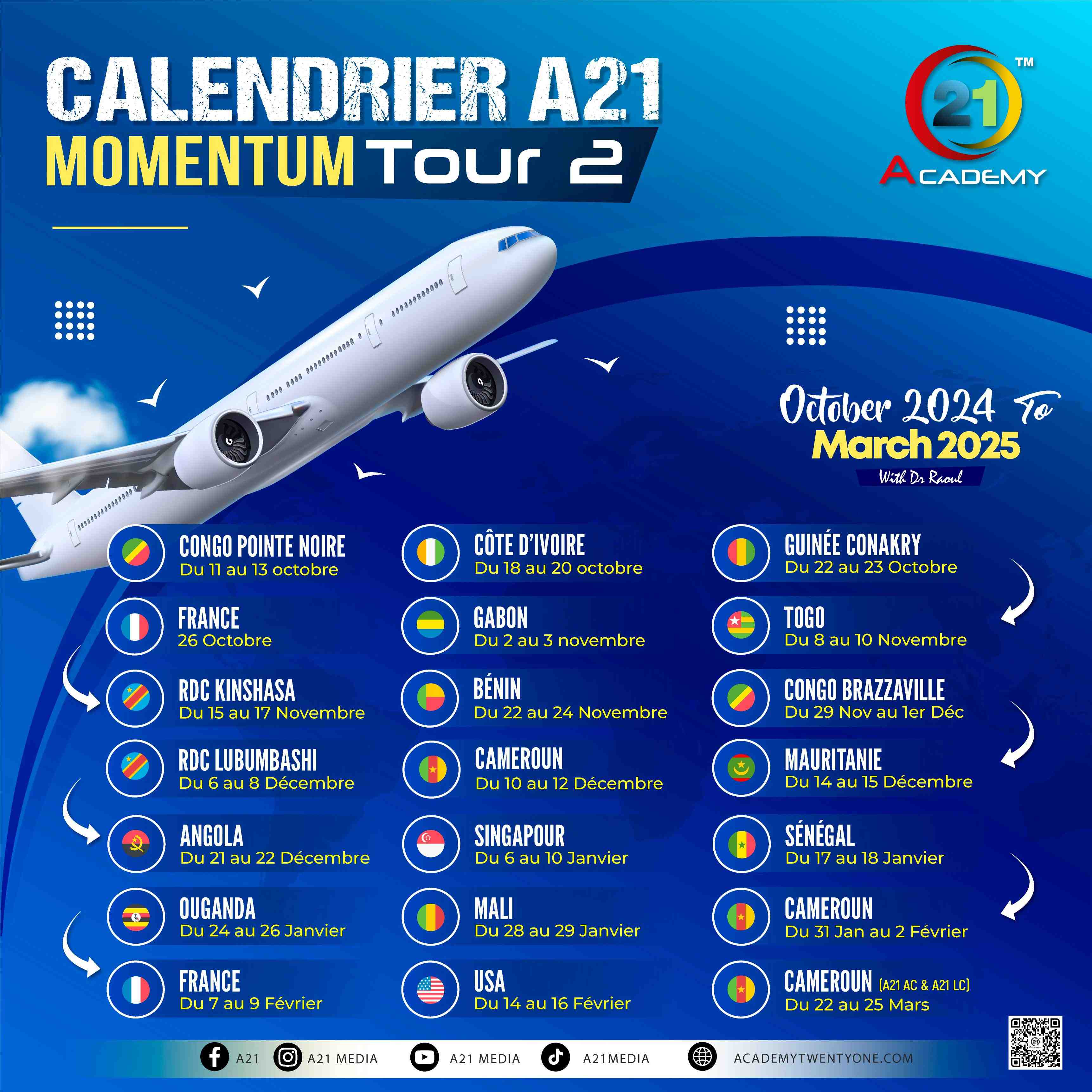 Raoul-Ruben NJIONOU | A21 MOMENTUM TOUR 2 