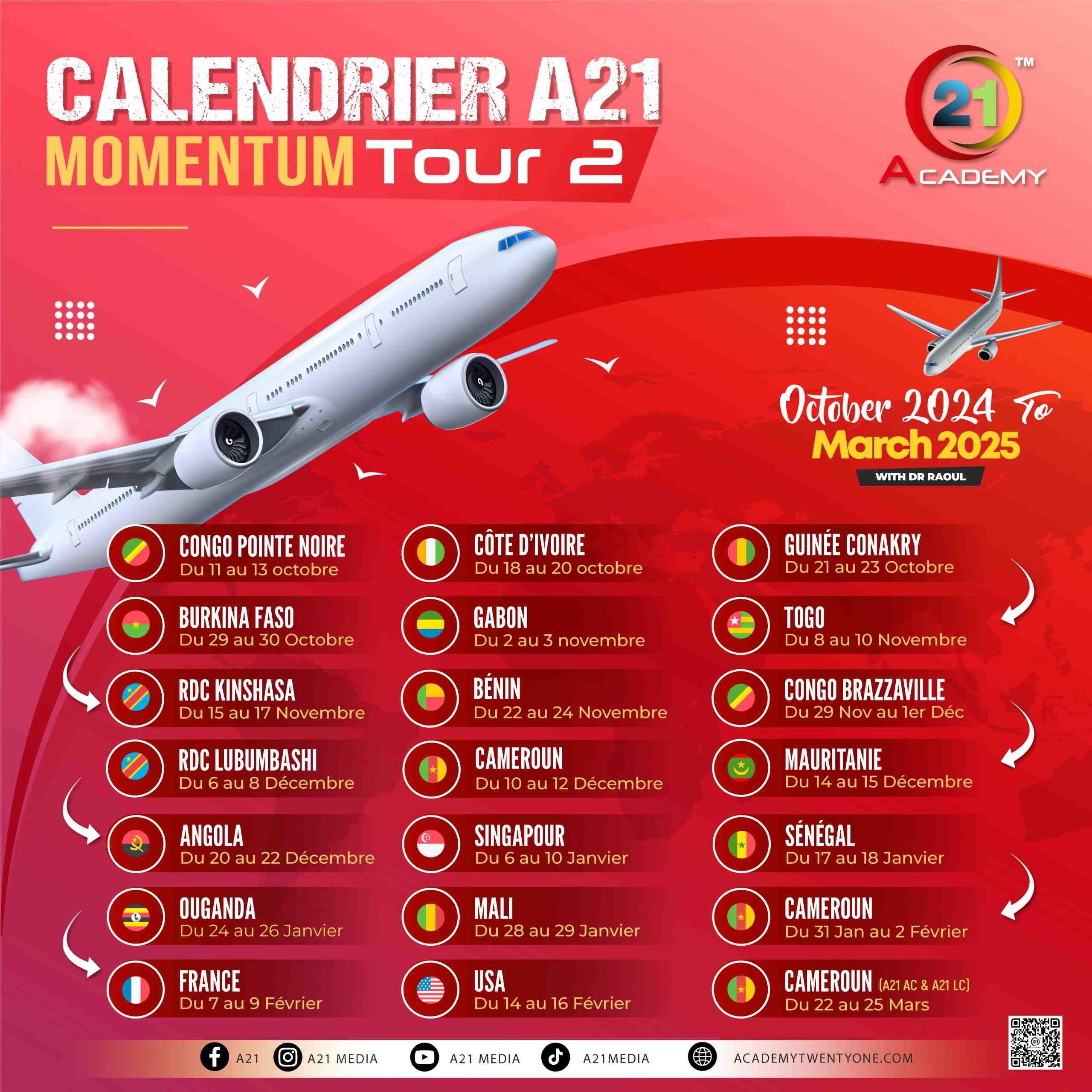 Raoul-Ruben NJIONOU | A21 MOMENTUM TOUR 2 